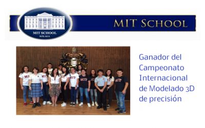 Colegio MIT School. Ganador del Campeonato Internacional de Modelado 3D de precisión