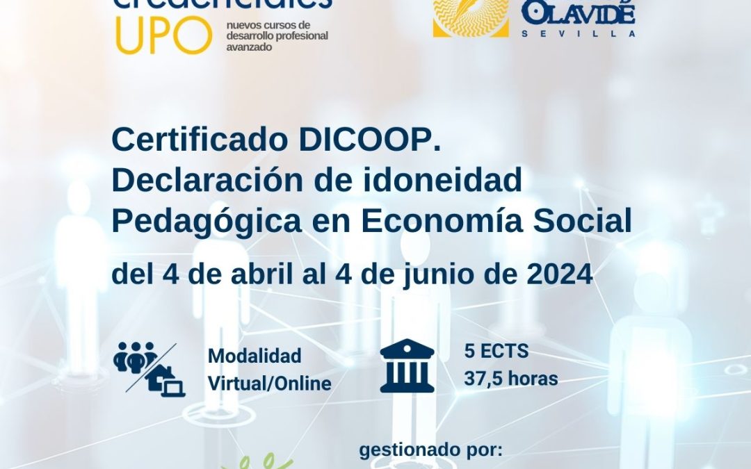 Microcredencial UPO Certificado DICOOP