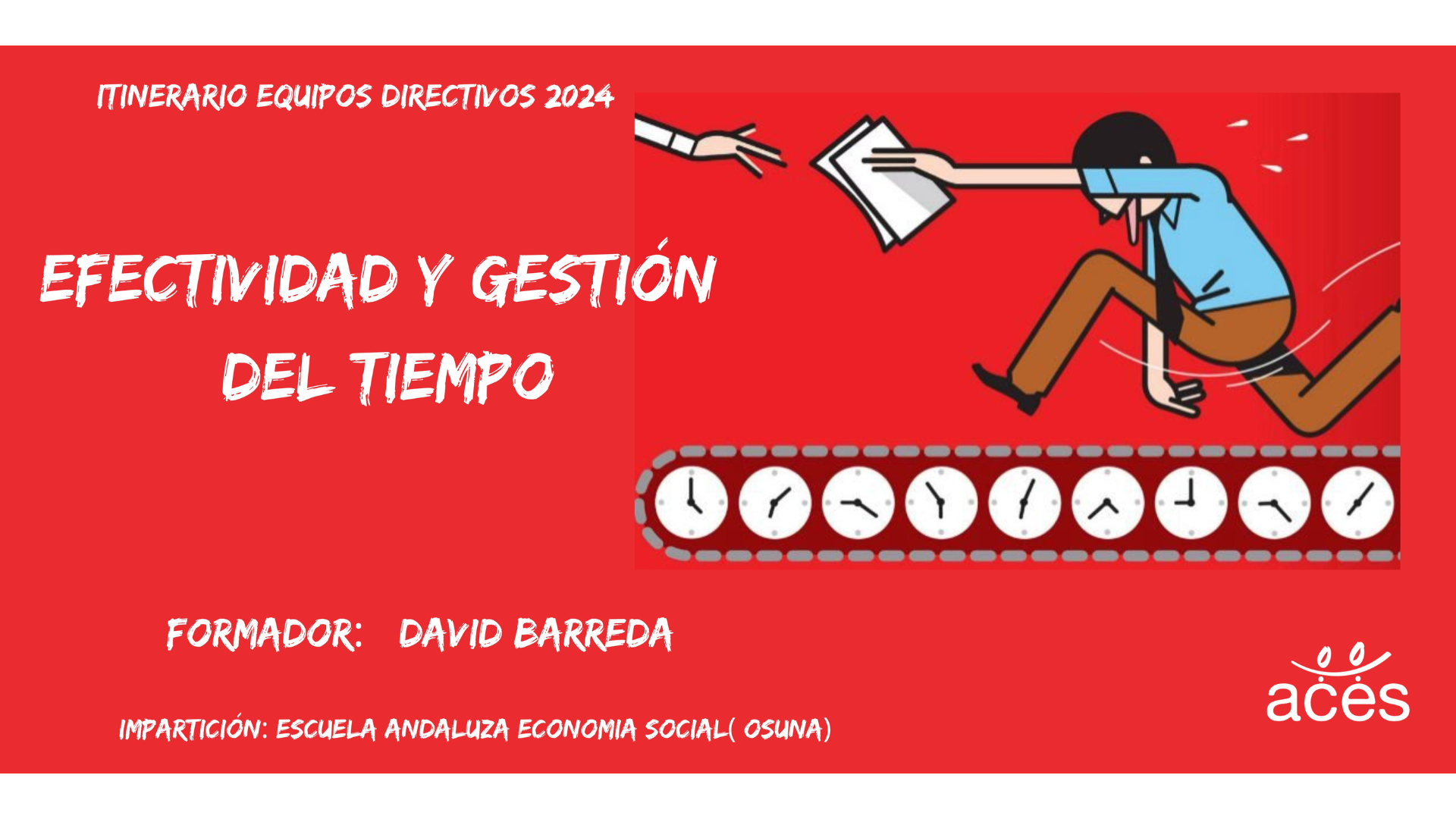 Curso gestión del tiempo