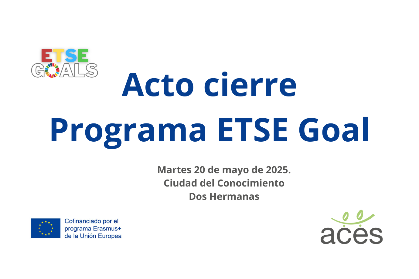 Jornada de cierre del Proyecto ETSE Goals
