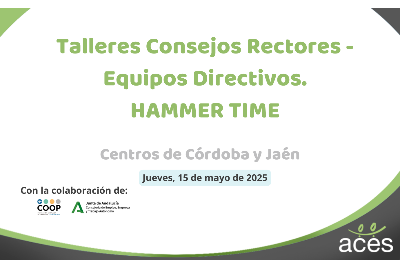 Taller Profesionalización en la Gestión y Dirección – Hammer time – Córdoba