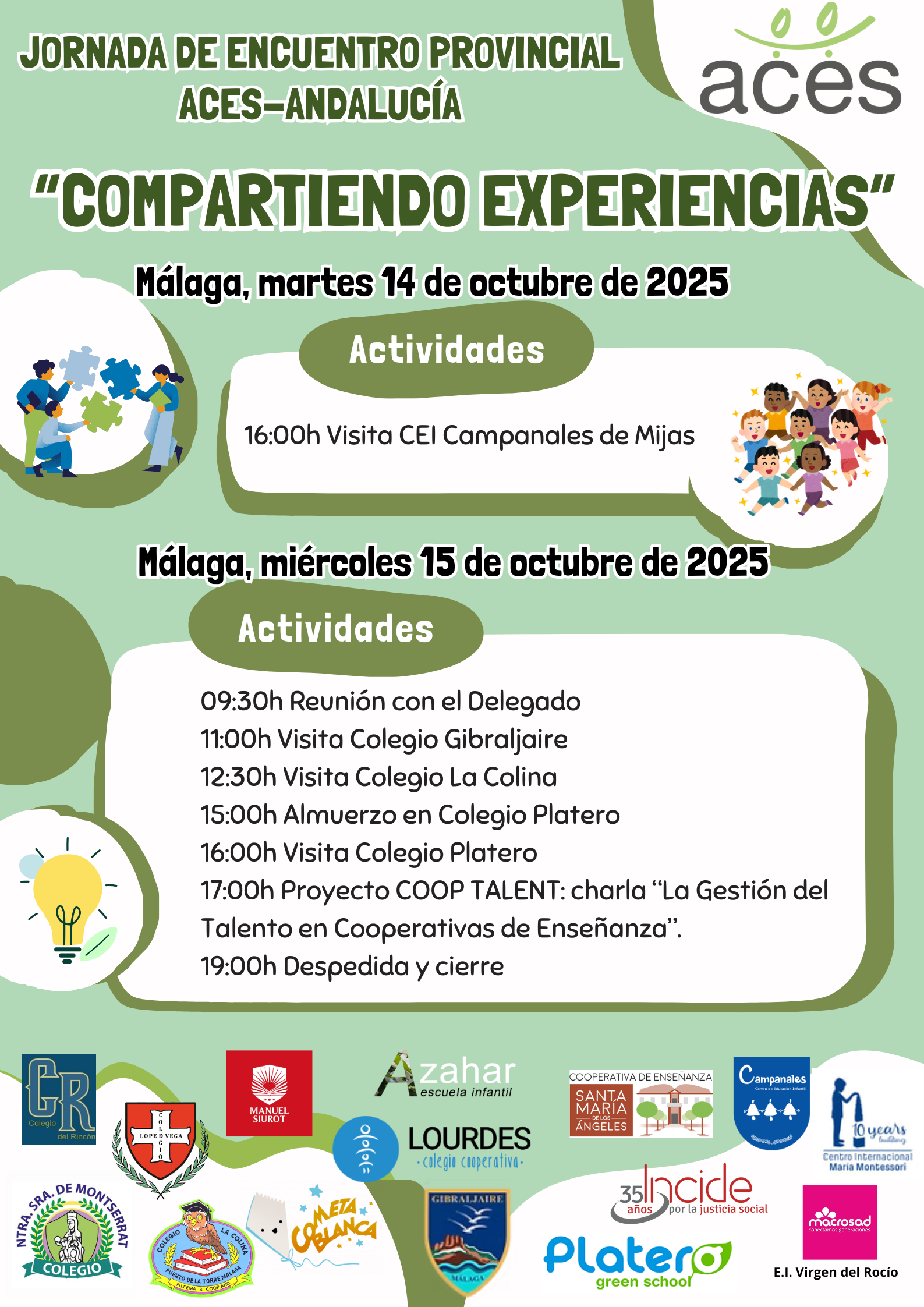 25-10-15 - JORNADA DE ENCUENTRO MÁLAGA Cartel Visita a Málaga