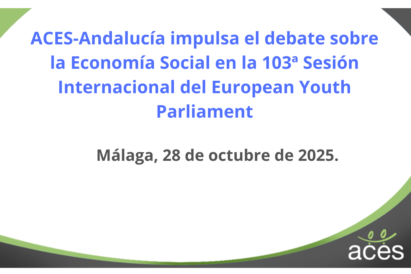 ACES-Andalucía participa en la 103 Sesión (EYP)