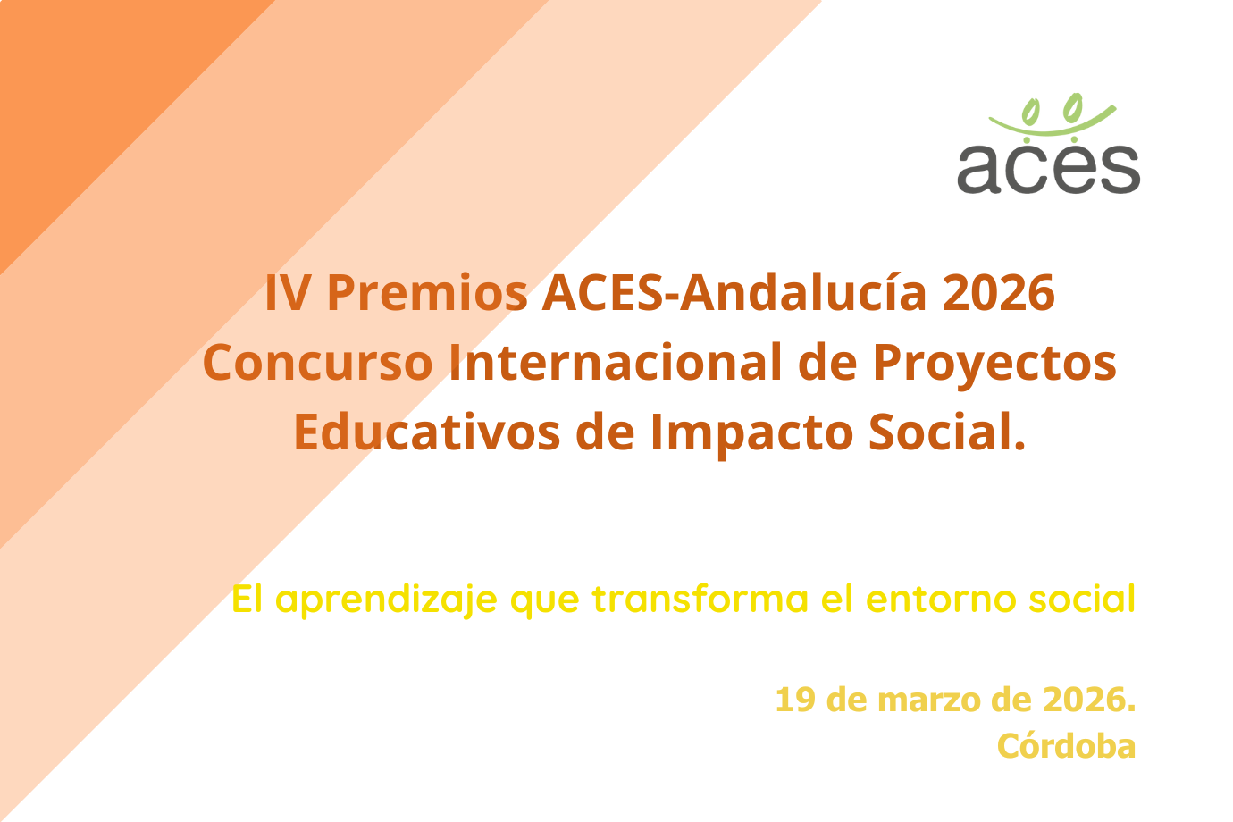 IV Premios ACES-Andalucía al impacto social