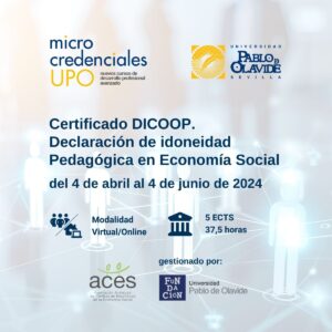 Microcredencial UPO Certificado DICOOP