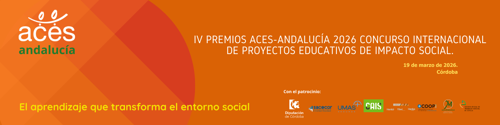 Banner IV Premios ACES Impacto educativo
