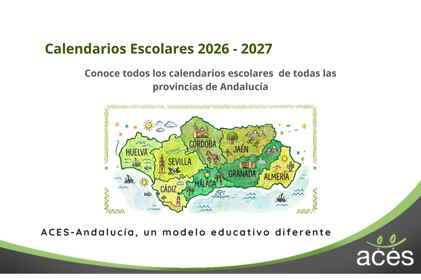 Calendarios escolares para el curso 2026-2027.