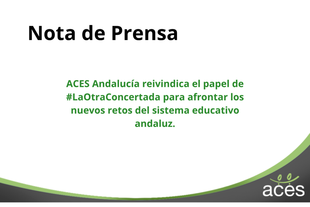 Nota de Prensa de Inicio de curso escolar