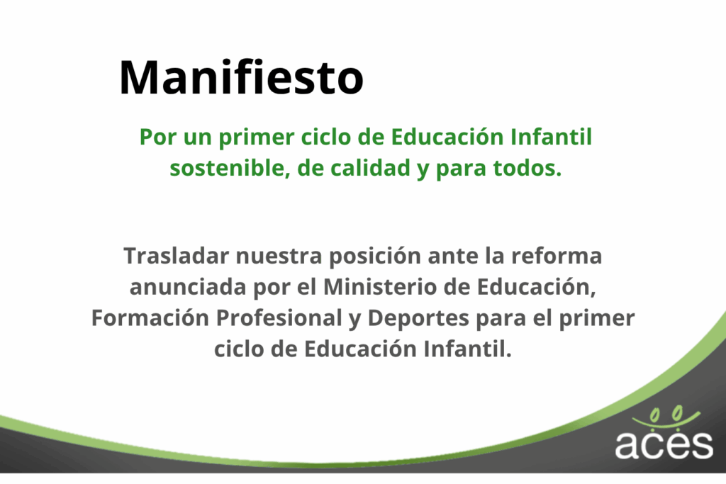 Manifiesto por la educación infantil
