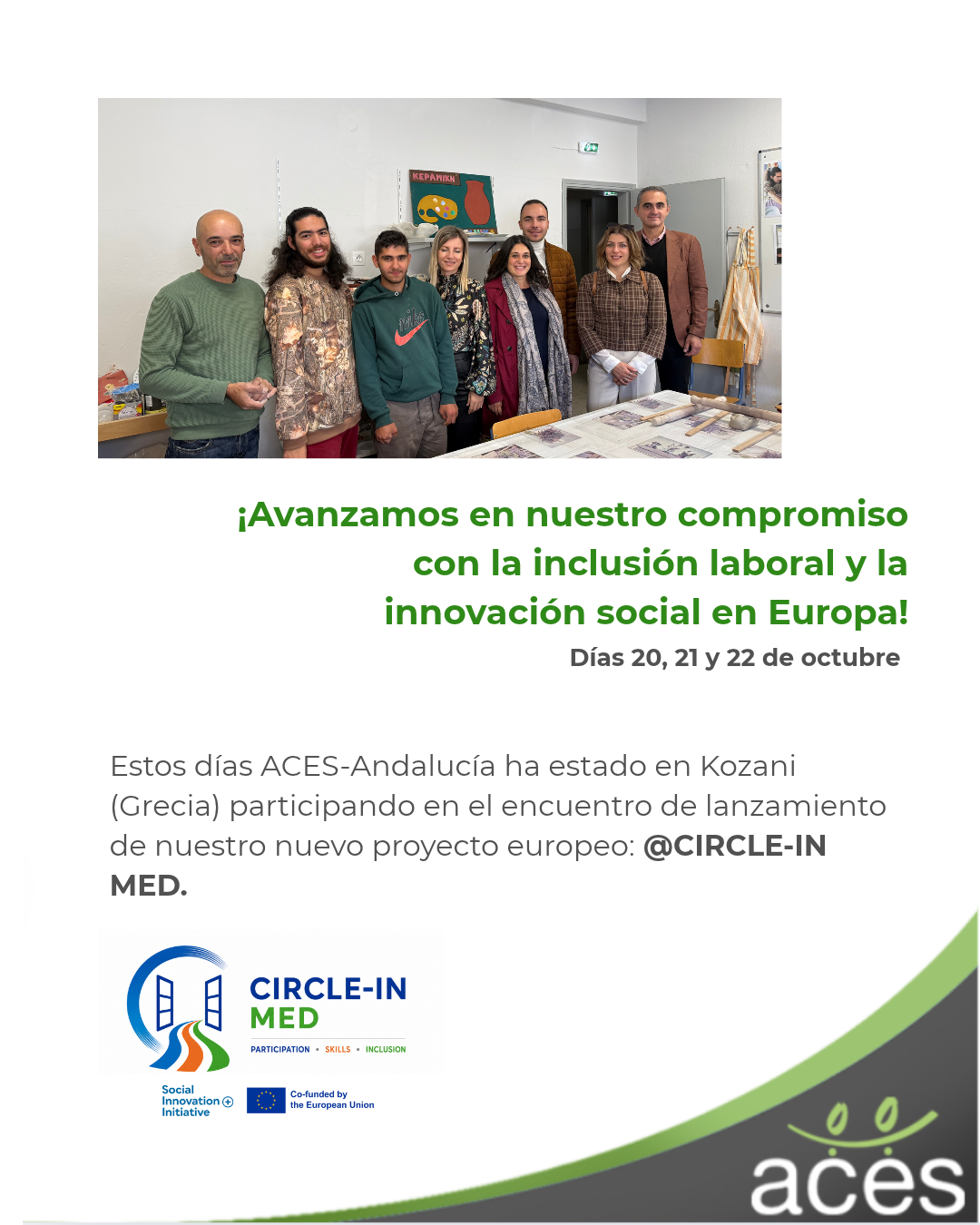 2026 Viaje a Kozani - Proyecto CIRCLE-IN Med 2026 Viaje a Kozani - Proyecto CIRCLE-IN Med